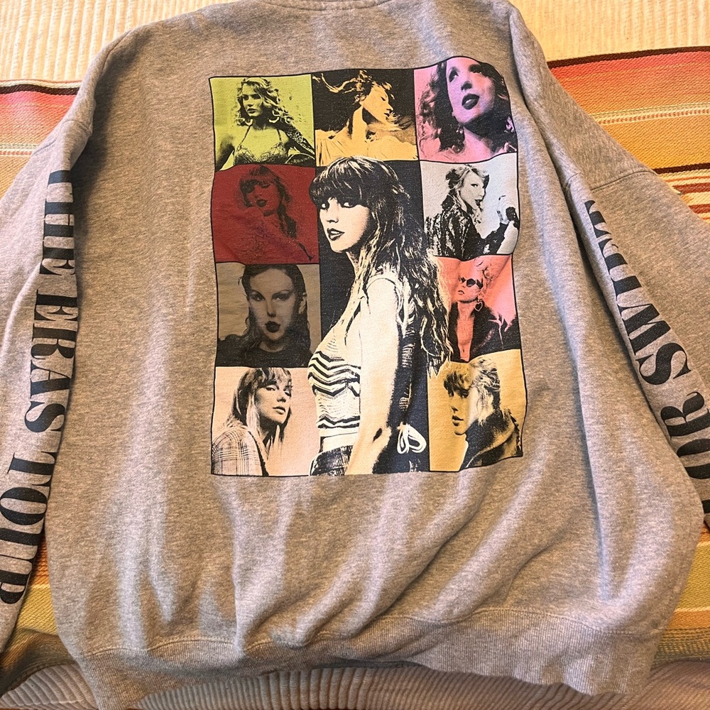 Gray Taylor Swift Tour Sweatshirt